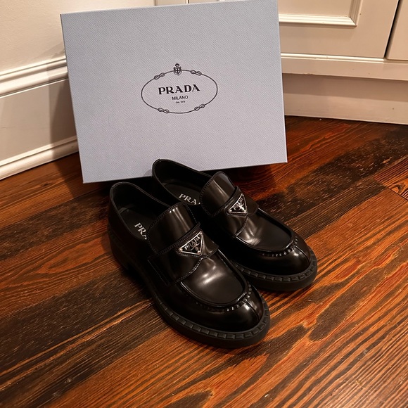 Prada Shoes - Prada Loafers like new size 37.5